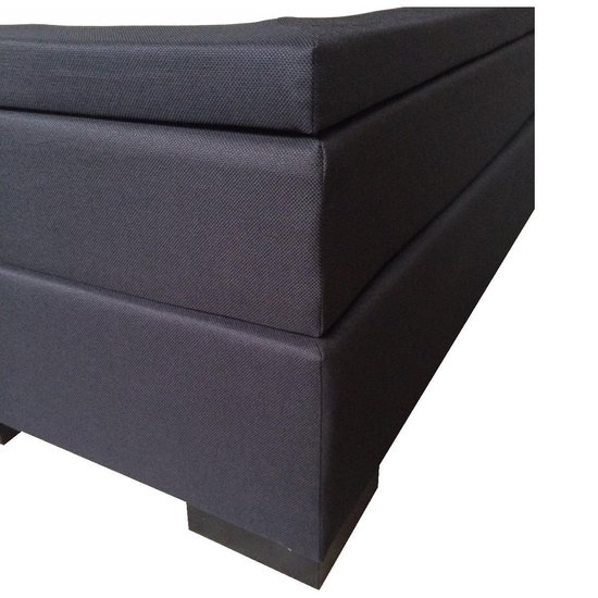 Slaaploods.nl Sara - Sommier avec matelas - 90x220 cm - Noir