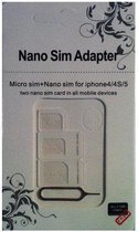 NISGAV Micro sim en nano sim adapters set + Sim Ejector Pin