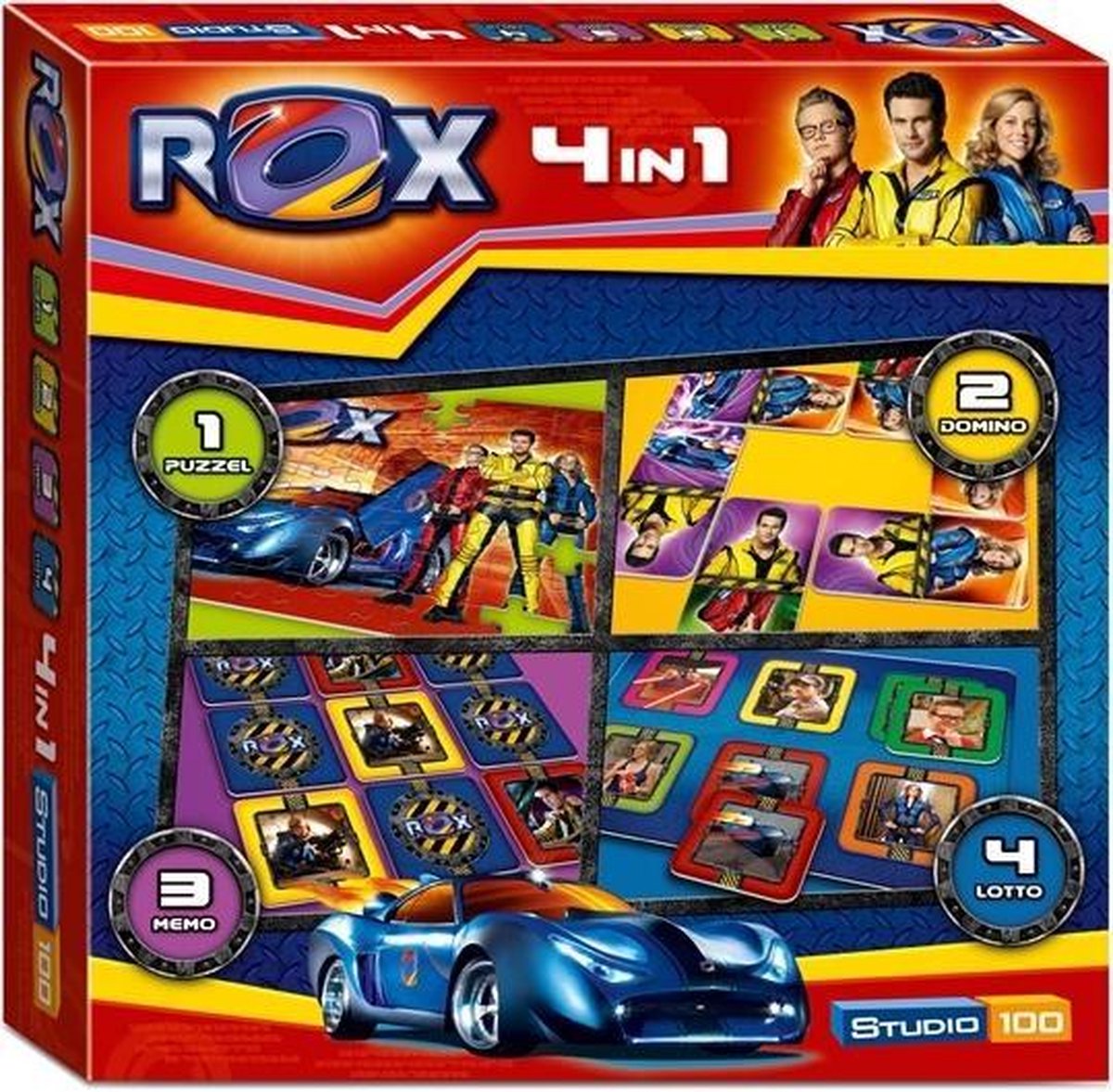 Rox 4 in 1 Speldoos - Kinderspel | Games | bol.com