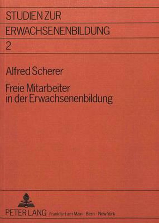 Freie Mitarbeiter in Der Erwachsenenbildung - cover