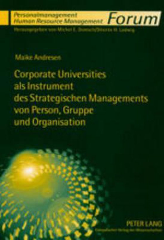 Corporate Universities als Instrument des Strategischen Mana ... - cover