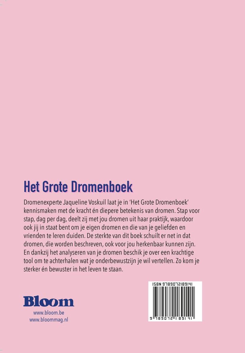 Het Grote Dromenboek HB - back cover