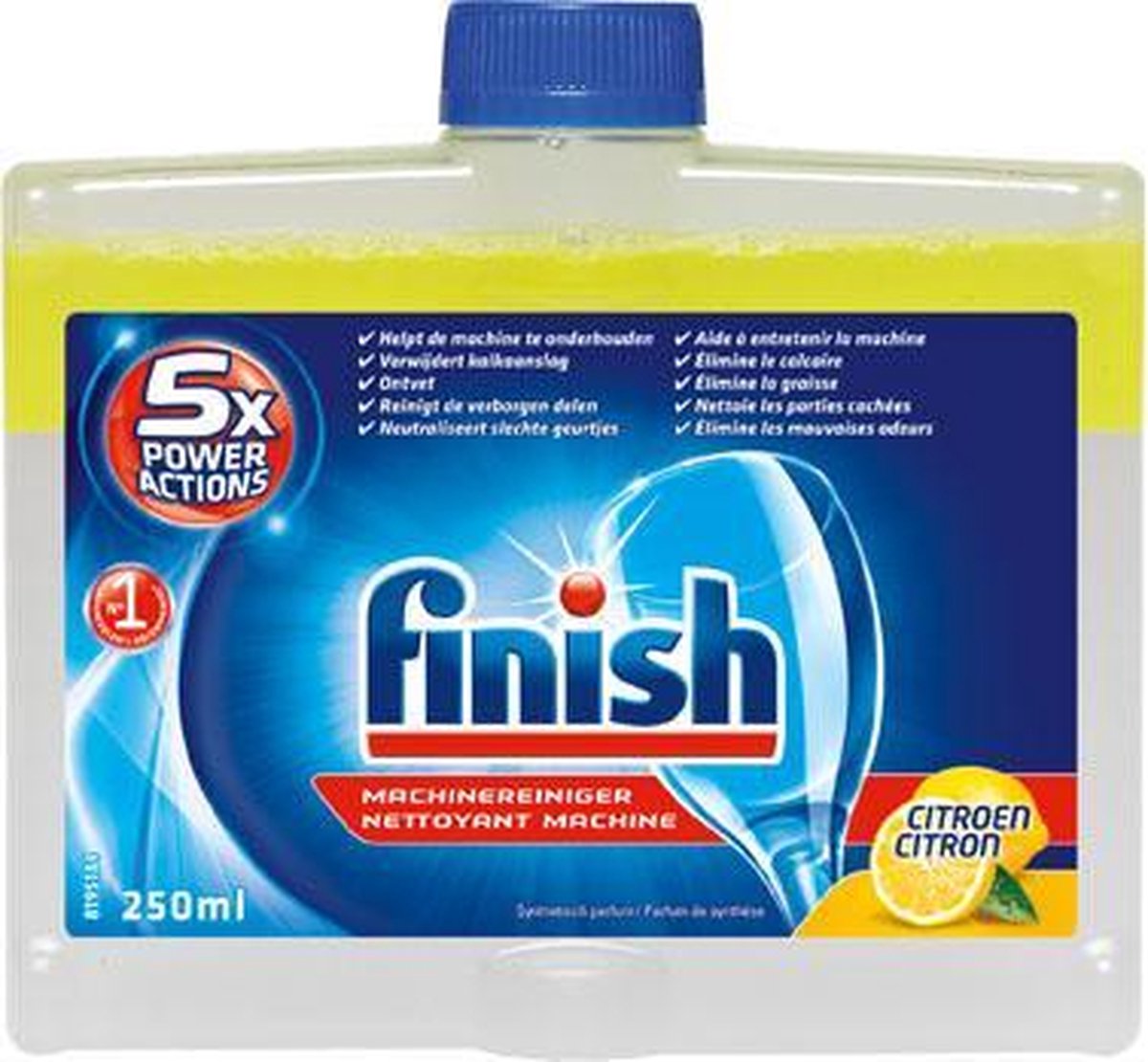 Finish Vaatwasmachinereiniger - Citroen - 1 stuk
