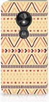 Motorola Moto E5 Play Uniek Standcase Hoesje Aztec Yellow