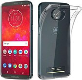 Motorola Moto Z3 Play hoesje - Soft TPU case - transparant