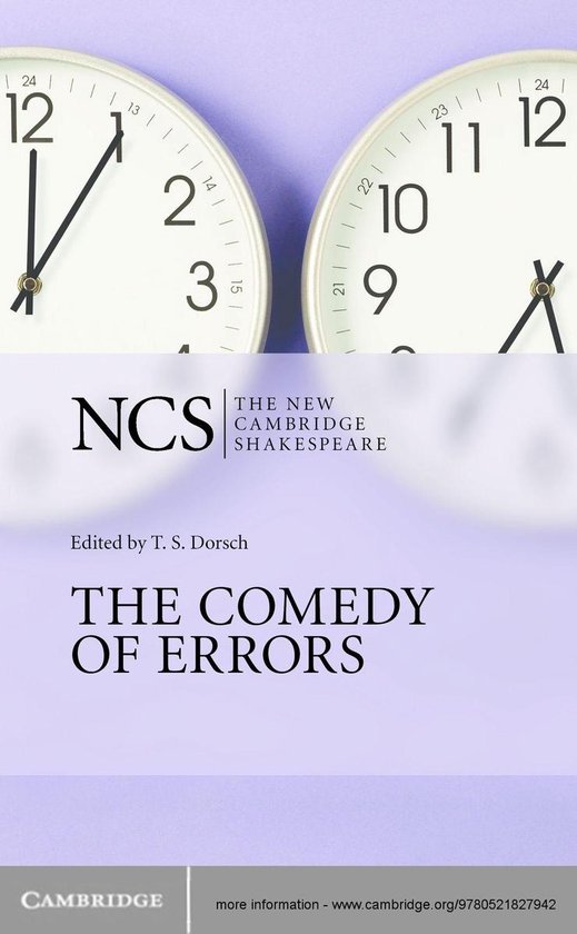 The New Cambridge Shakespeare - The Comedy of Errors - cover