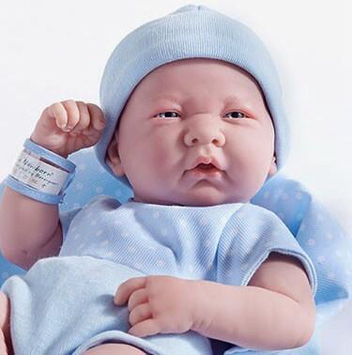 Ophef Menagerry Ongeschikt Berenguer Babypoppen La Newborn 36 cm Jongetje Aquablauw met luier | bol.com