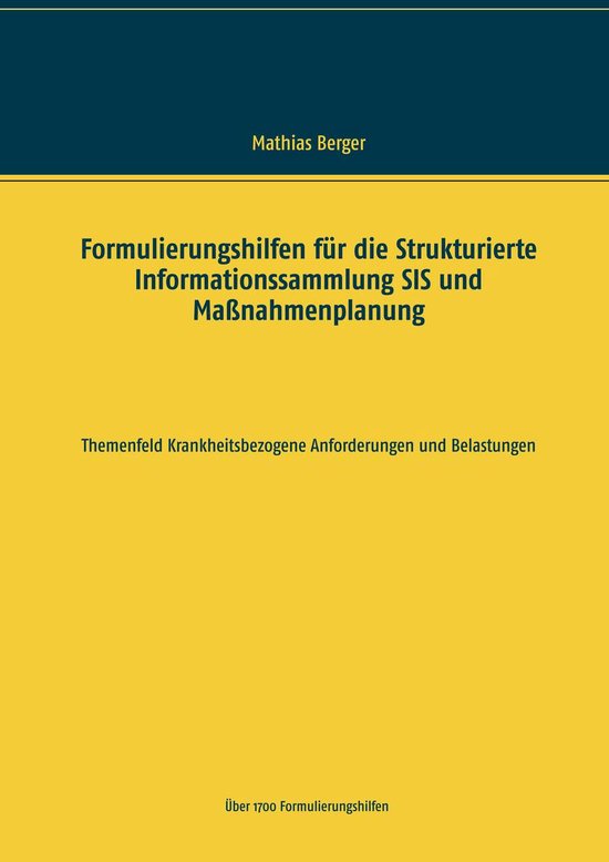 Formulierungshilfen für die Strukturierte Informationssamml ... - cover
