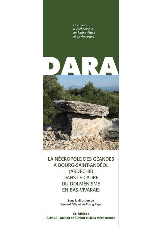 DARA - La nécropole des Géandes à Bourg-Saint-Andéol (Ar ... - cover