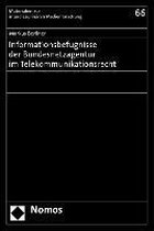 Informationsbefugnisse Der Bundesnetzagentur Im Telekommunikationsrecht