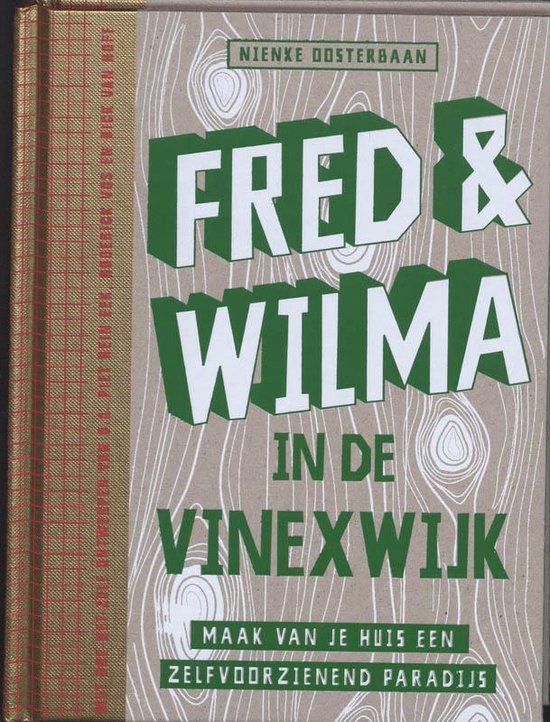 Cover van het boek 'Fred en Wilma in de vinexwijk' van Nienke Oosterbaan