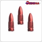 Designa Aluminium Flight Protectors Beehive Red  Set Ã  3 stuks