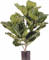 Kunstplant Ficus  70 cm in pot voor binnen/buiten