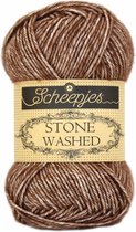 Scheepjes Stone Washed - 822 Brown Agate