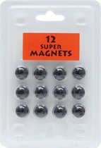 Deknudt Frames magneten S328B2 - kleine ronde zwarte supermagneten