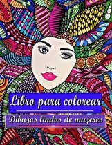 Libro Para Colorear Dibujos Lindos de Mujeres