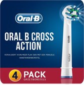 Originele Goedkope 4-Pack Oral B Cross Action Opzetborstels Opzetstukjes | Aanbieding | 4 Opzetborstels
