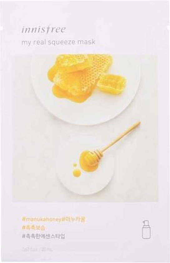 My Real Squeeze Mask Manuka Honey Sheetmask Koreaanse Skin Care van