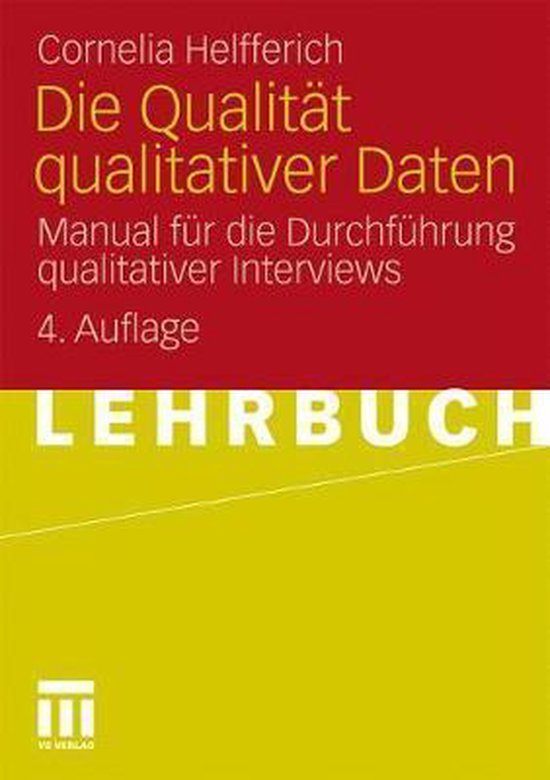 Die Qualität qualitativer Daten - cover