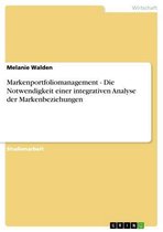 Markenportfoliomanagement - Die Notwendigkeit einer integrativen Analyse der Markenbeziehungen