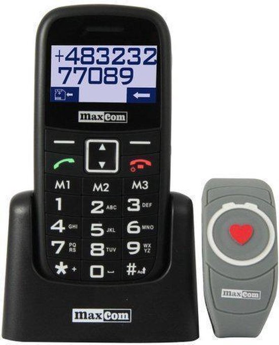 Mobiele seniorentelefoon met SOS polsband MM355BB | bol