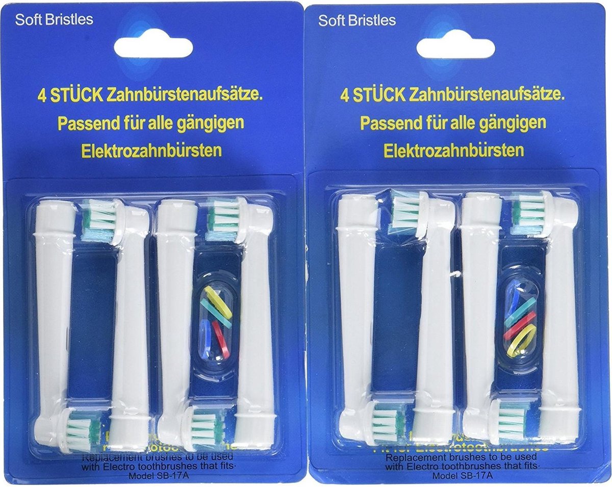 Universele Opzetborstels voor Oral-B 8 Opzetborstels Aanbieding