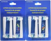 Universele Opzetborstels voor Oral-B  8 Opzetborstels Aanbieding