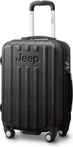 Jeep Makalu Handbagage koffer - 4 Wielen - TSA-cijferslot - Zwart