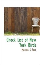 Check List of New York Birds