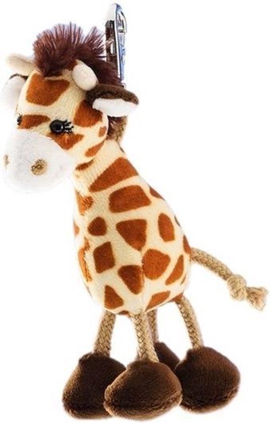 compenseren minstens oogopslag Pluche giraffe sleutelhanger 13 cm | bol.com