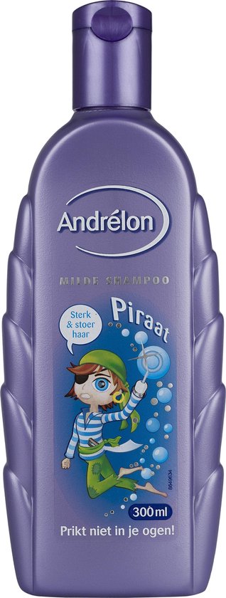 Gelijk Rentmeester Steil Andrélon Kids Piraat - 6 x 300 ml - Shampoo | bol.com