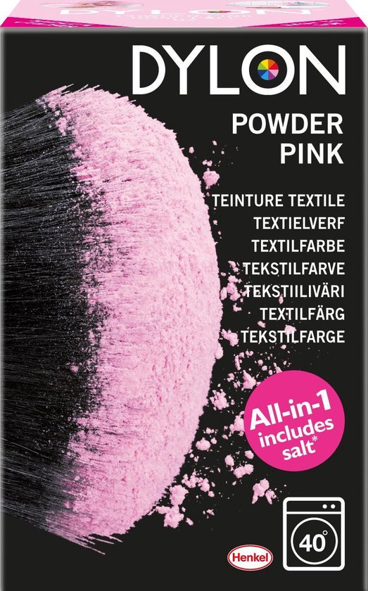 hanger Discreet paniek bol.com | DYLON - Textielverf - Powder Pink - wasmachine - 350g