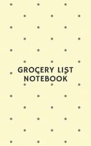 Grocery List Notebook