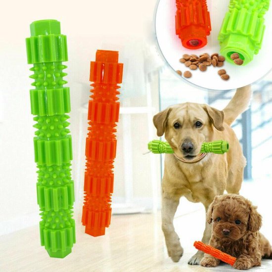 vervangen Antarctica Purper stevig rubber populair honden kauw speelgoed Oranje | bol.com