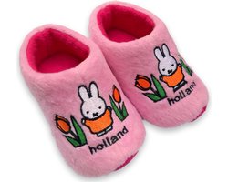 Nijntje tulpen klompsloffen voor kinderen - roze
