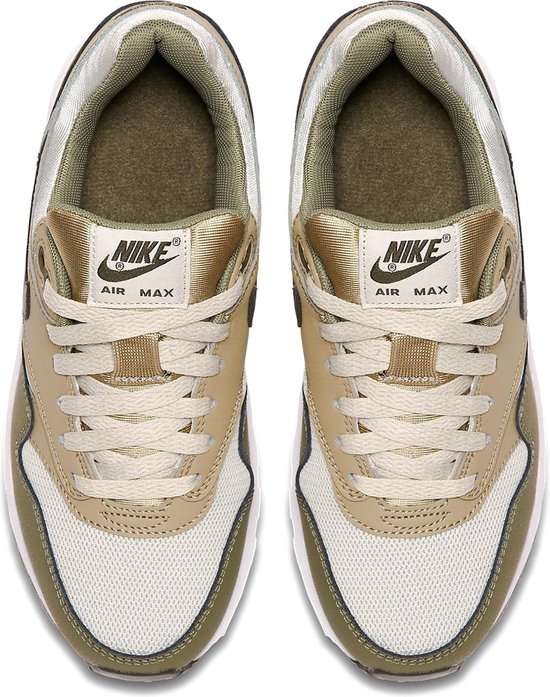 nike air max 1 groen zwart