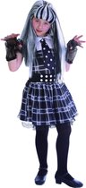 LUCIDA - Verkleedkostuum kleine monster voor meisjes Halloween pak - S 110/122 (4-6 jaar)