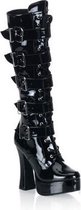 Pleaser Bottes hauteur genou -39 Chaussures- ELECTRA-2042 US 9 Noir
