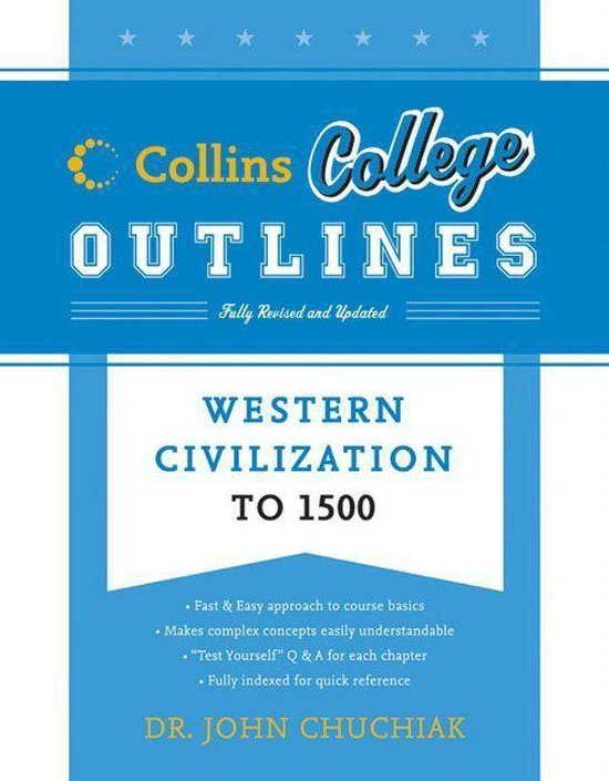 Collins College Outlines 18 - Western Civilization to 1500 - cover