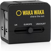 Wakawaka Powerbank - USB - 0 mAh - Zwart - 2 poorten
