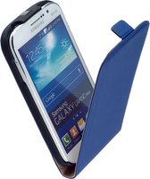 LELYCASE Lederen Flip Case Cover Hoesje Samsung Galaxy Grand Neo i9060 Blauw