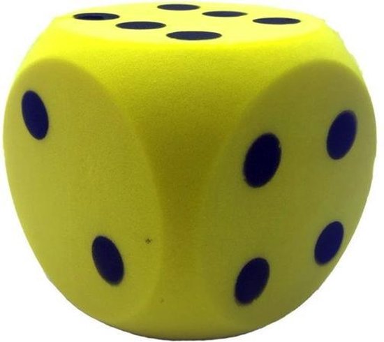 Afbeelding van het spel Dobbelsteen soft - foam - 16 centimeter
