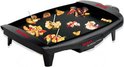 Tefal Plancha Compact grillplaat met diverse gegrilde hapjes.