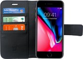 Etui pour Apple iPhone 8 Plus Book Case Wallet - 3 Card Cover Noir