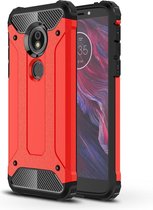 Armor Hybrid Hoesje Motorola Moto G6 Play - Rood