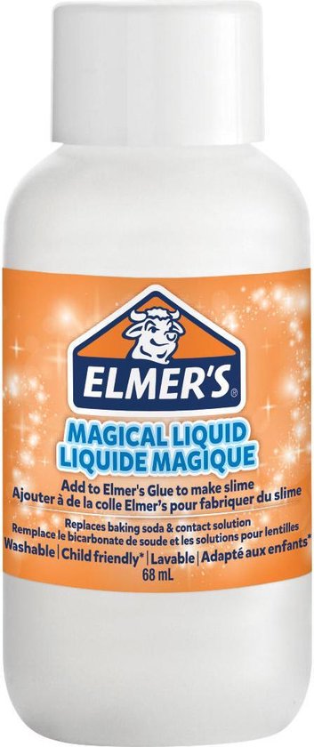 Elmer's starterkit voor lijmslijm | transparante lijm | glitterlijmpennen en slijmactiverende oplossing met Tovervloeistof | 8 stuks slime kit - Elmer's