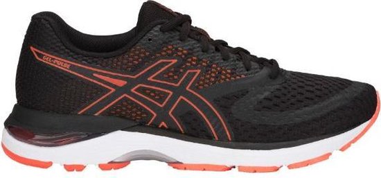 Asics Sportschoenen - Maat 37 - Vrouwen - zwart/oranje/wit | bol.com