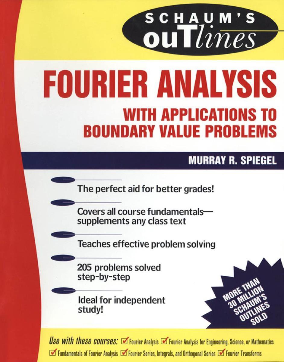 Omslag van Schaum's Outline of Fourier Analysis with Applications to Boundary Value Problems