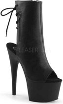 Pleaser Plateau Laarzen, Paaldans schoenen -35 Shoes- ADORE-1018 Paaldans schoenen Zwart