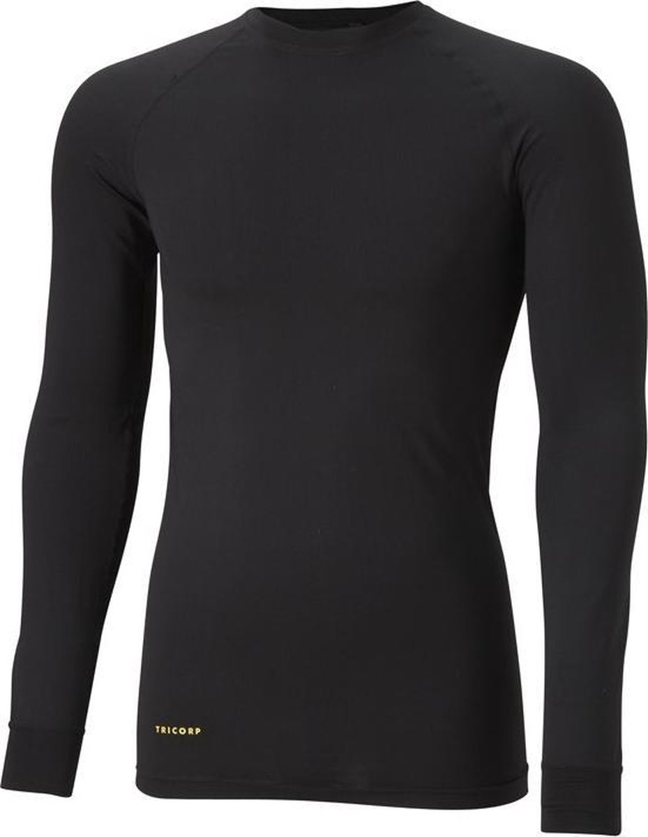 Tricorp Thermo shirt - 602002 - Zwart - maat 7XL